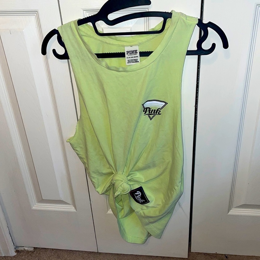 ❇️Womens Tie in Front PINK by Victoria’s Secret Workout Tank